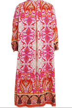 Load image into Gallery viewer, Fließendes Viskosekleid im Ethno-Boho-Stil bis Gr 62 - Gozzip
