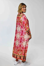 Load image into Gallery viewer, Fließendes Viskosekleid im Ethno-Boho-Stil bis Gr 62 - Gozzip
