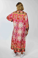 Load image into Gallery viewer, Fließendes Viskosekleid im Ethno-Boho-Stil bis Gr 62 - Gozzip
