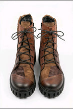 Lade das Bild in den Galerie-Viewer, Exklusive Designer-Stiefeletten im Avantgarde-Look in Cognac Braun Anastasia- Papucei
