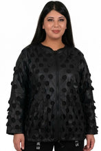 Load image into Gallery viewer, Ausgefallene Ballonjacke mit Plättchenverarbeitung in 2 Farben – B-ONE
