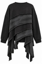 Load image into Gallery viewer, 2-Teiler Set Pullover &amp; Hose Washed Black Größe 40 bis 56
