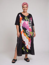 Load image into Gallery viewer, CN-G Kleid Schwarz Pink Größe Gr 46 bis 58
