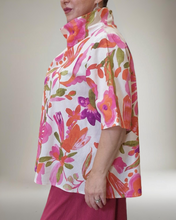 Load image into Gallery viewer, Tunika Pink-Floral Größe 40 bis 50
