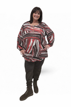 Lade das Bild in den Galerie-Viewer, SALE- Sempre Piu Tunika mit Rundhalsausschnitt und Reißverschluss
