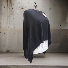 Lade das Bild in den Galerie-Viewer, Flauschig und kuscheliger Vokuhila Pullover in 4 Farben bis Größe 54/56
