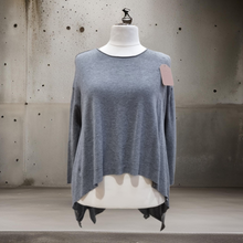 Lade das Bild in den Galerie-Viewer, Flauschig und kuscheliger Vokuhila Pullover in 4 Farben bis Größe 54/56
