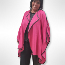 Lade das Bild in den Galerie-Viewer, CNG Poncho Überwurf in Pink
