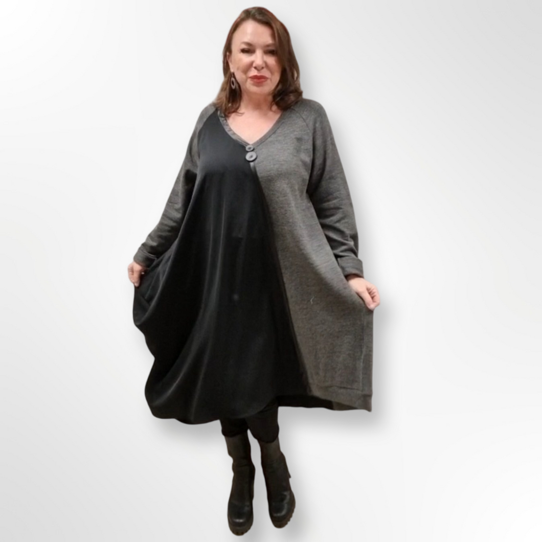 CNG Longtunika Kleid in 4 Größen bis Größe 60/62