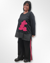 Lade das Bild in den Galerie-Viewer, CNG Tunika Pullover mit Micky in Pink Gr 42 bis 62
