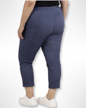 Lade das Bild in den Galerie-Viewer, Elastische Jeggings Hose in blau
