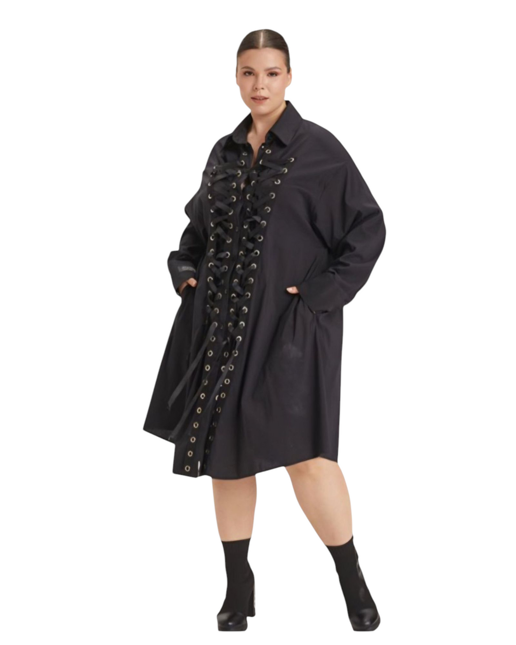 H4 Kleid mit Schnürung Größe 40 bis 60