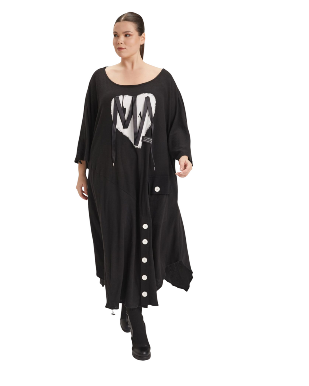 H4 Kleid in regular und Plussize Größe 38 bis 64