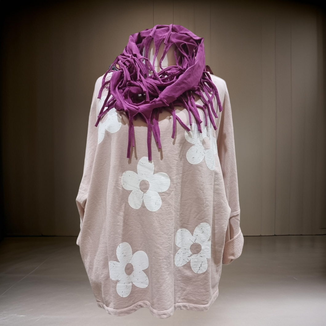 Pullover in 5 Farben aus Baumwolle bis Größe 54/56