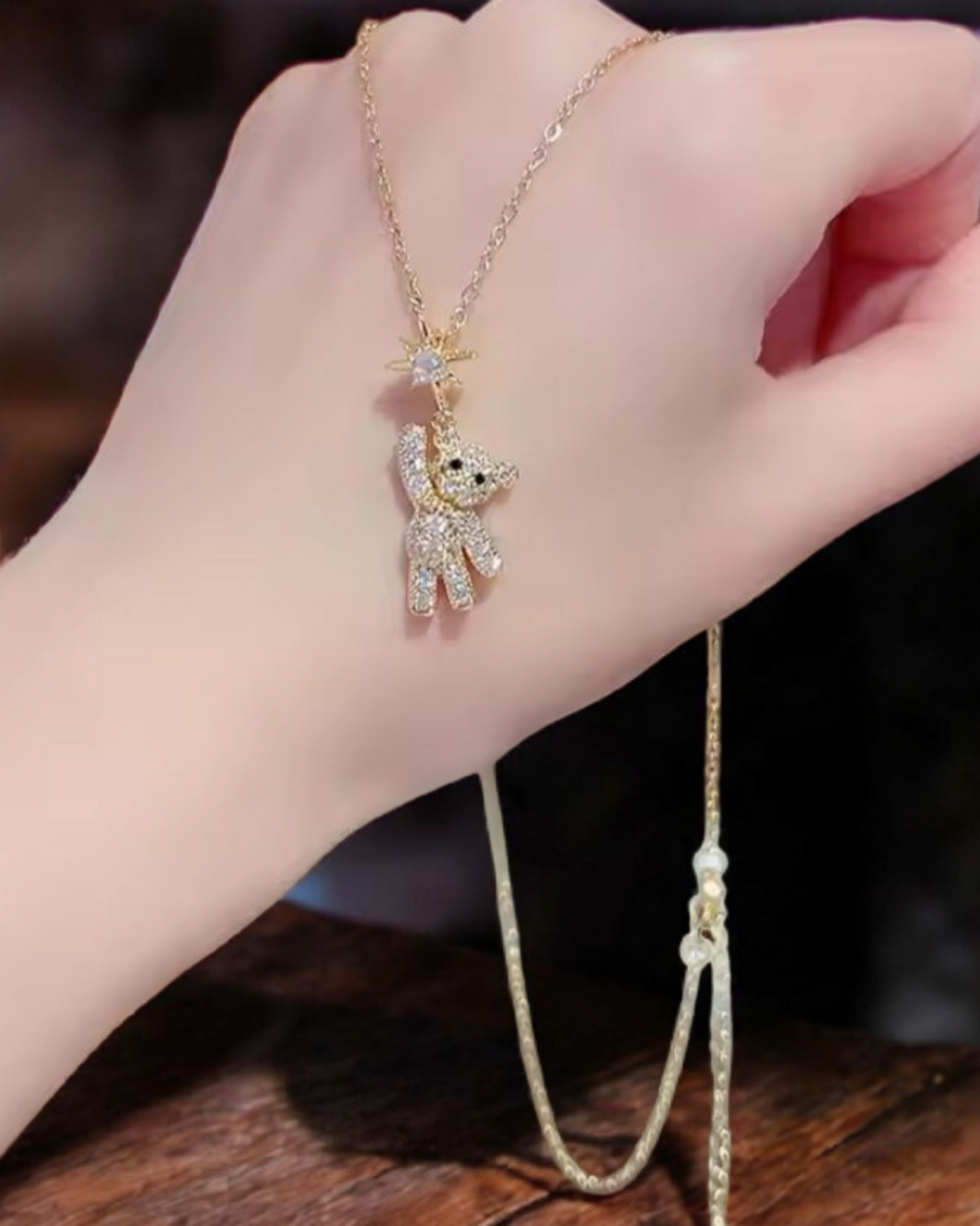 Kette Bär in Gold kostenlos ab einem Bestellwert 400€