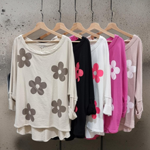 Lade das Bild in den Galerie-Viewer, Pullover in 5 Farben aus Baumwolle bis Größe 54/56

