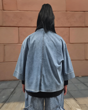 Lade das Bild in den Galerie-Viewer, Maxlive Jeansjacke Stone Washed Oversize Style Größe 40 bis 60
