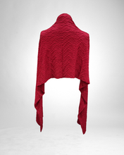 Load image into Gallery viewer, Kischella übergrosser Schal in Rot/Schwarz und Schwarz/Grau
